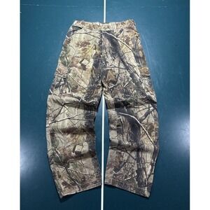 Vintage Russell Outdoors Realtree Camo Cargo Pants Mens Medium Baggy Relaxed Fit